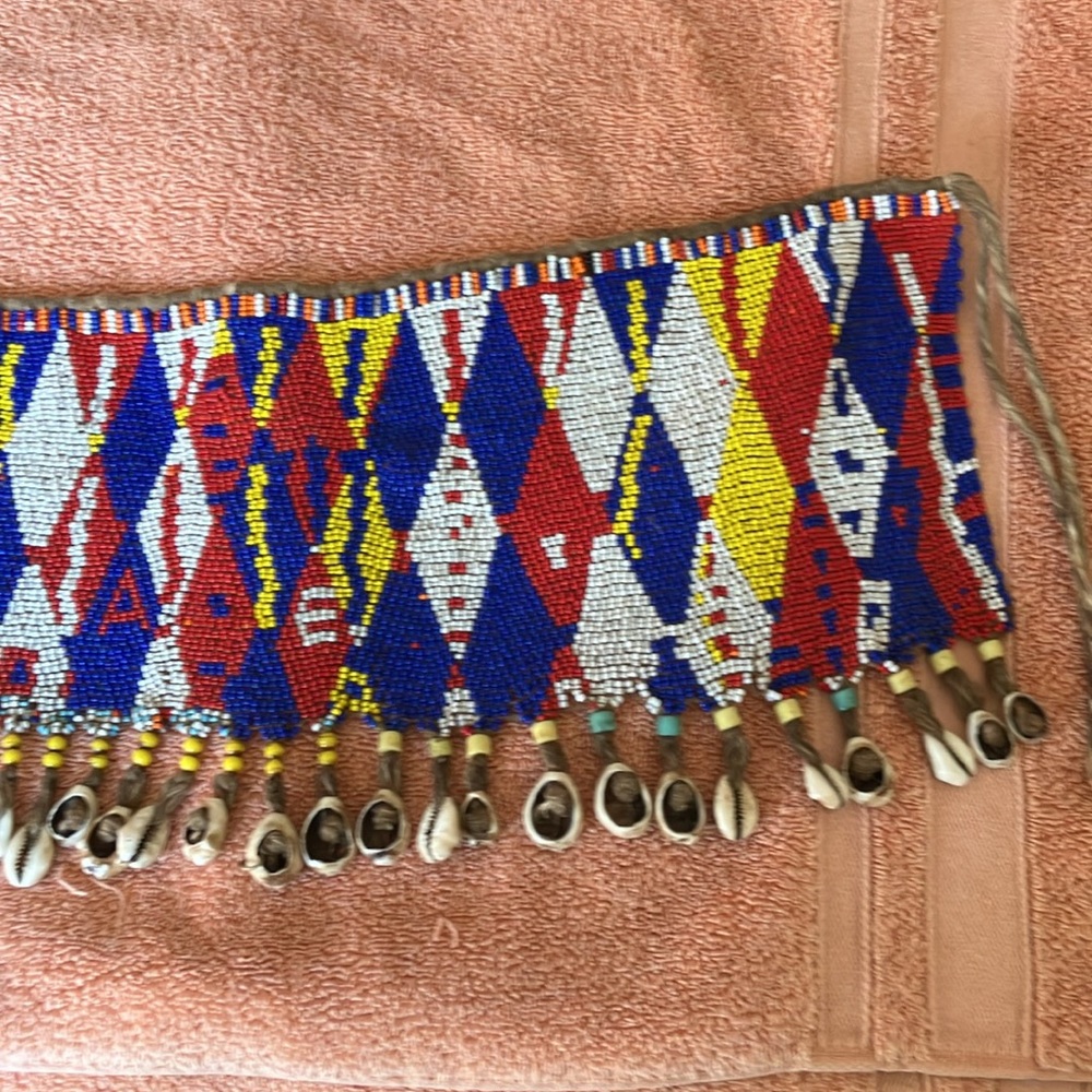 Colorful Beaded Necklace with Shell Accents - Picture 4 of 11